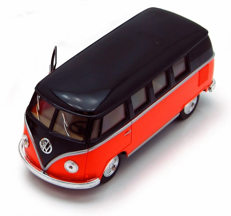 Модель автобус KT5376W Volkswagen T2 BUS  Червоний — Kinsmart