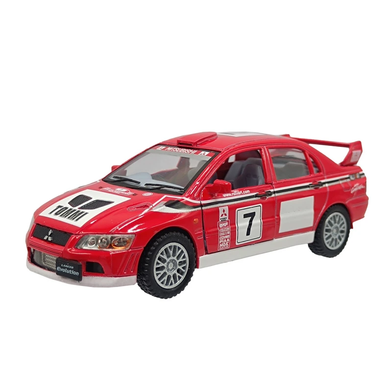 Модель автомобіля "Mitsubishi Lancer" KT 5072 W(Red) 1:32 - 1:36 — Kinsmart