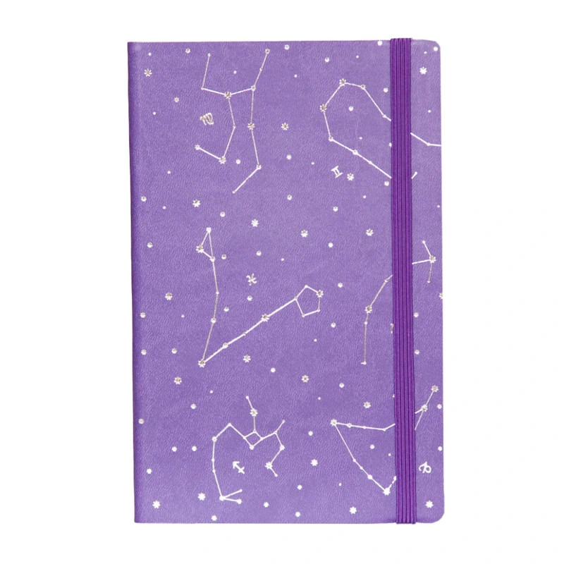 Міні планер "Зоряне небо" 22302-KR перероблений замінник шкіри еко, 130х210 мм — Kiri sketch