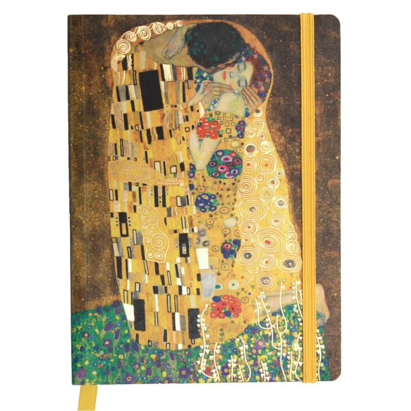Щоденник-мотиватор недатований Густав Клімт "Поцілунок" 21201-KR у книжковій палітурці — Kiri sketch