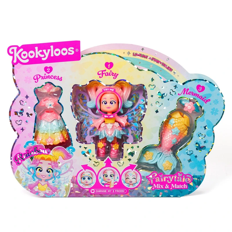Ігровий набір з лялькою "Рейнбоу" KOOKYLOOS PKLSP106IN210 серії "Fairytale" — Kookyloos