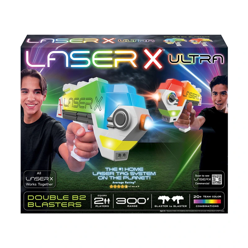 Ігровий набір для лазерних боїв - LASER X ULTRA ДЛЯ ДВОХ ГРАВЦІВ