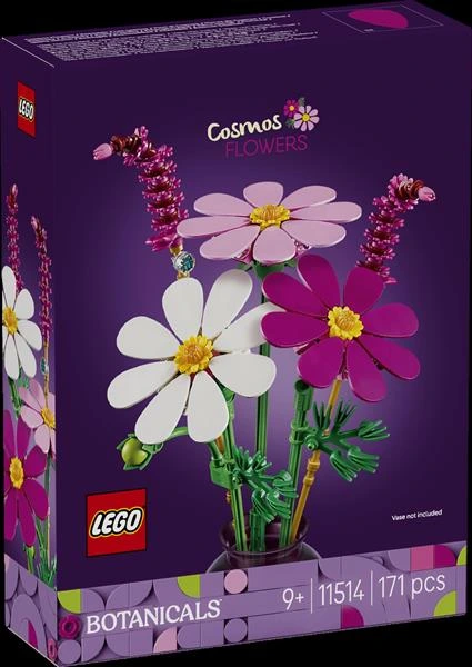Конструктор LEGO® Botanicals Квіти космеї Набір для коструювання, 171 деталь (11514) — LEGO