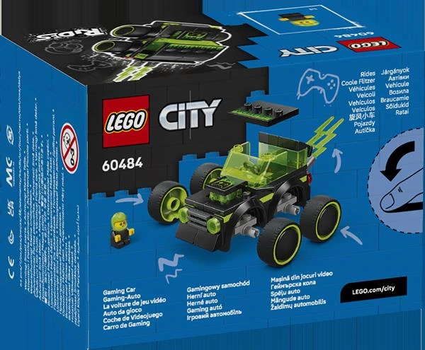 Конструктор LEGO City Автівки — Ігровий автомобіль для перегонів 64 Деталі (60484) — LEGO