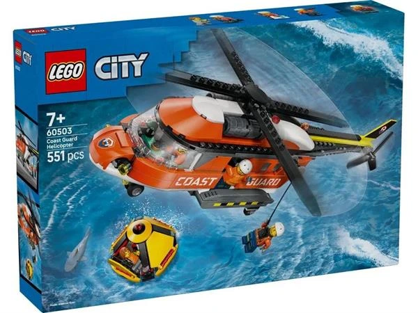 Конструктор LEGO City Гелікоптер берегової охорони 551 Деталь ( 60503 ) — LEGO