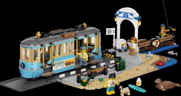 Конструктор LEGO® City Старовинний паровоз, 575 деталей (60511) — LEGO
