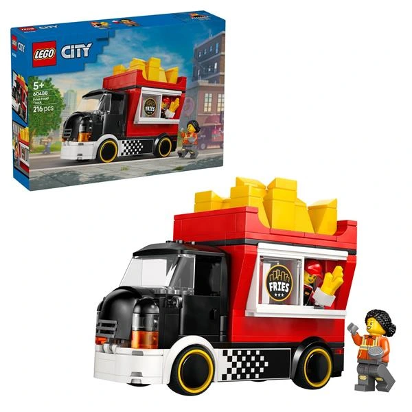 Конструктор LEGO City Вантажівка з картоплею фрі 216 Деталей (60488) — LEGO