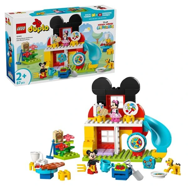 Конструктор LEGO DUPLO Disney  Клубний будинок з Мінні та Плуто 87 Деталей  (10465) — LEGO