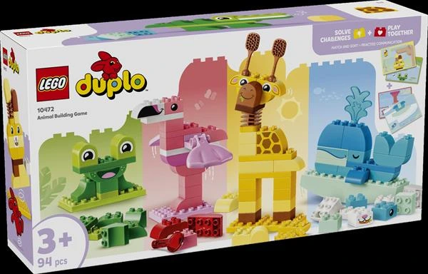 Конструктор LEGO® DUPLO® Гра з побудови тварин Навчальна іграшка, 94 деталі (10472)