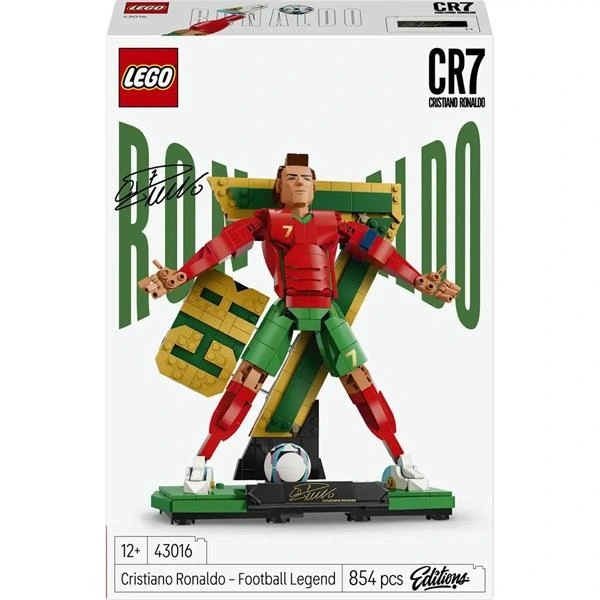 Конструктор LEGO® Editions Кріштіану Роналду — легенда футболу, 854 деталі (43016) — LEGO