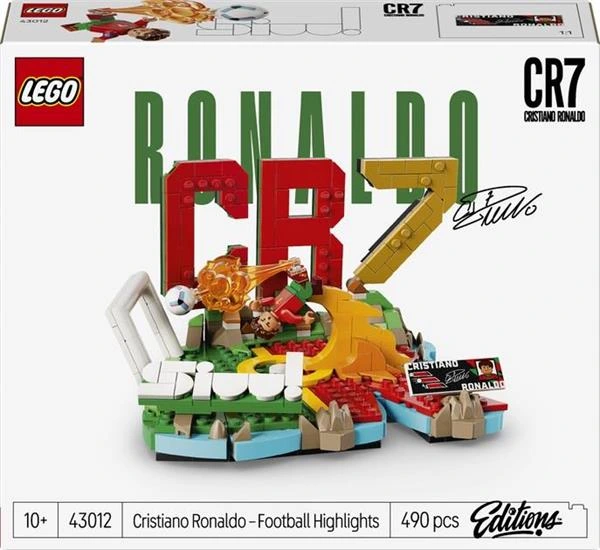 Конструктор LEGO® Editions Кріштіану Роналду — найкращі моменти футбольних матчів, 490 деталей (43012) — LEGO