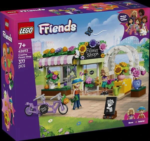 Конструктор LEGO® Friends Творча квіткова крамниця, 377 деталі (42693) — LEGO