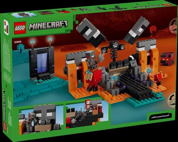 Конструктор LEGO Minecraft Битва за Візер 494 Деталі (21590) — LEGO