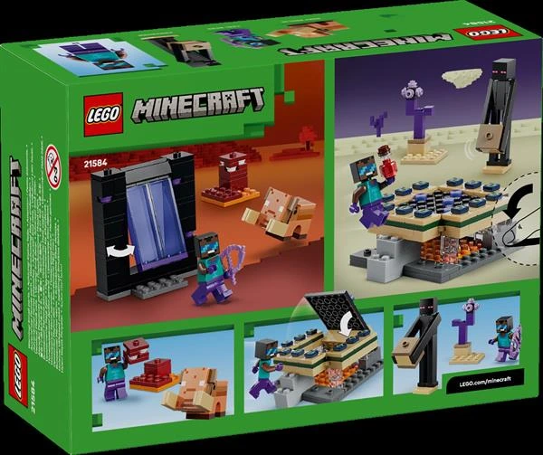 Конструктор LEGO Minecraft Подорож до Нижнього світу та Порталу до Краю 192 Деталі (21584) — LEGO