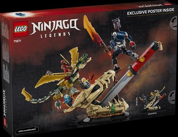 Конструктор LEGO® NINJAGO® Битва біля черепа Дракона з мечем, 1016 детлей (71871)