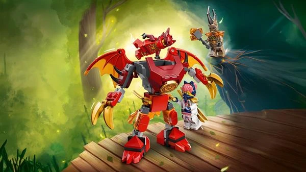Конструктор LEGO Ninjago Бойовий набір робота Дракона Кая 85 Деталей (71851)