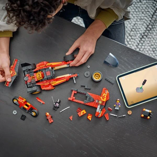 Конструктор LEGO® NINJAGO® Переслідувач ніндзя X-1 — 15-та річниця, 691 деталь (71867) — LEGO