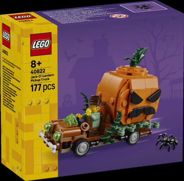 Конструктор LEGO® Пікап Джека-Ліхтаря Творчий іграшковий набір до Гелловіна (40822) — LEGO