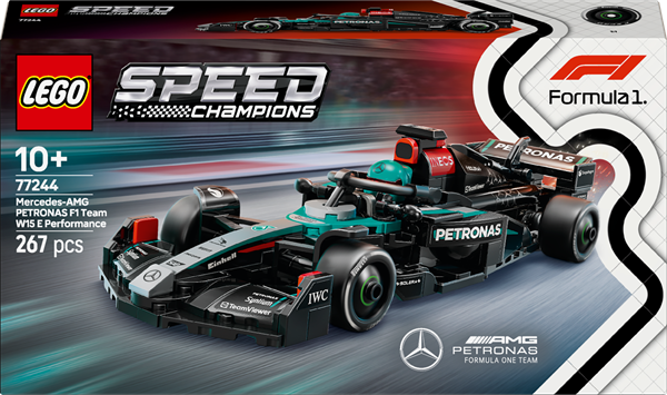 Конструктор LEGO Speed Champions Автомобіль для перегонів Mercedes-AMG F1 W15, 267 деталей (77244) — LEGO