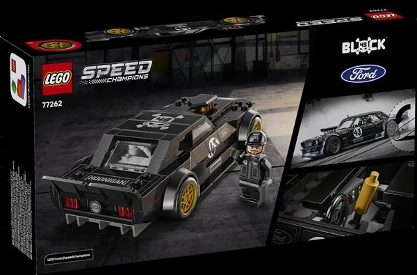 Конструктор LEGO® Speed Champions Ford Mustang Hoonicorn V1 '65 Ken Block, 345 деталей (77262)