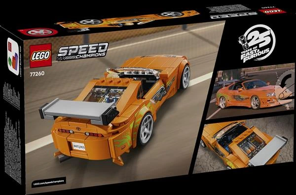Конструктор LEGO® Speed Champions «Форсаж» Toyota Supra MK4, 292 деталі (77260) — LEGO