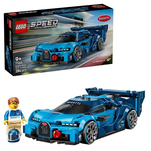 Конструктор LEGO Speed Champions Спортивний автомобіль Bugatti Vision GT Hyper 284 Деталі (77253)