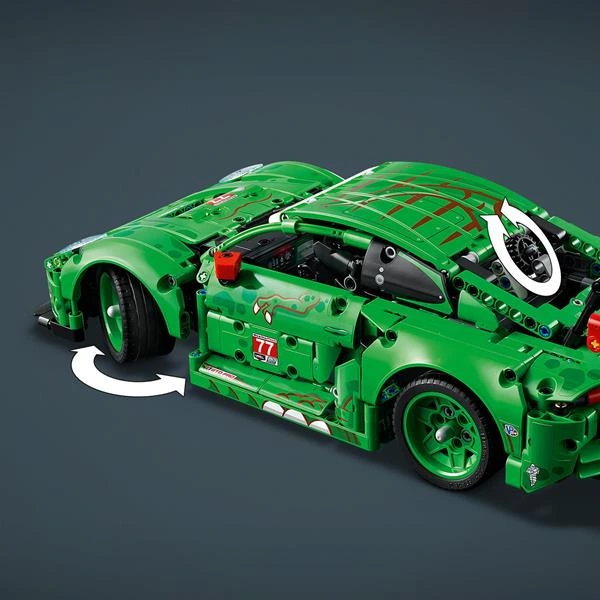Конструктор LEGO Technic Автомобіль Porsche 911 GT3 R REXY AO Racing 1313 Деталей (42224) — LEGO