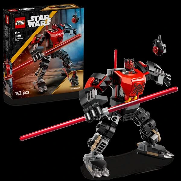 Конструктор LEGO® Звёздные войны: Войны клонов Робот Дарта Мола, 143 детали (75411)
