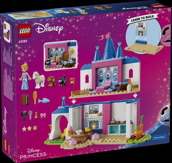 Констурктор LEGO® Disney Принцеса Замок Попелюшки та її друзів-тварин, 149 деталей (43283) — LEGO