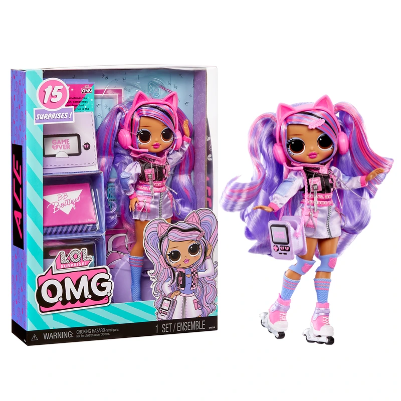 Дитяча ігрова лялька серії "O.M.G. S8 - Роллер Ейс" L.O.L. Surprise! 510383 з аксесуарами — L.O.L. Surprise!