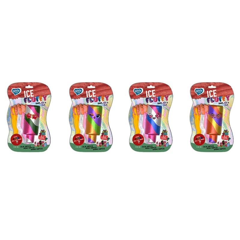 Лізун-антистрес TM Lovin Ice Fluffy ескімо 110 мл 80127 — Lovin