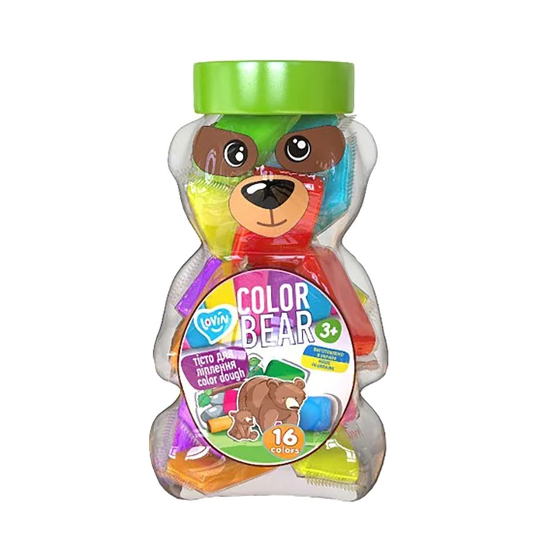 Набір тіста для ліплення "Color Bear" ТМ Lovin 41185 — Lovin