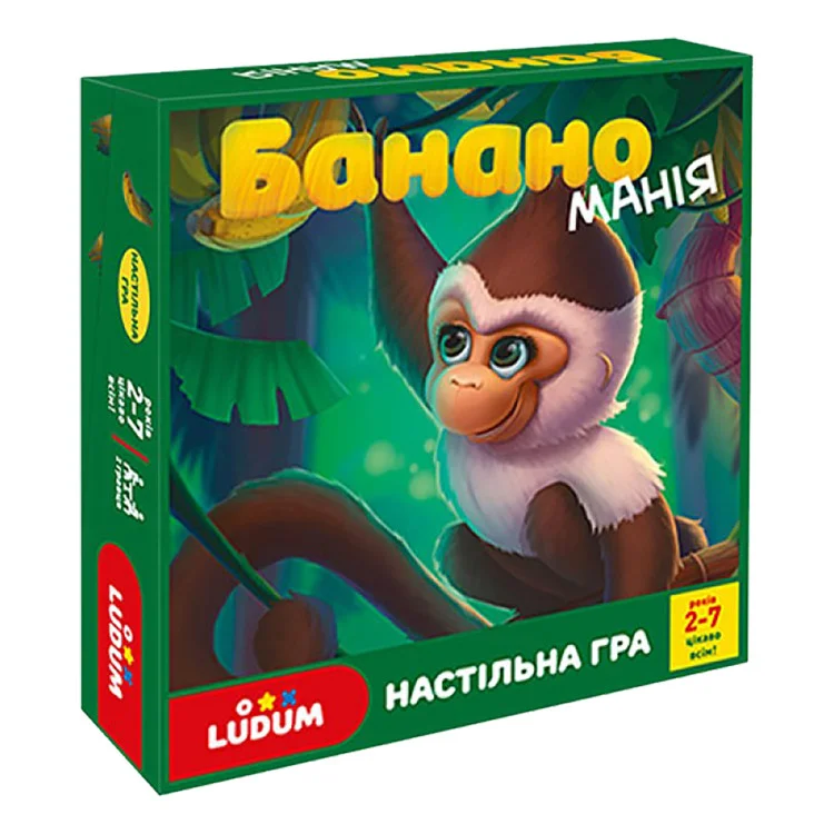 Дитяча настільна гра "Бананоманія"  LD1049-53 українська мова Ludum — Ludum