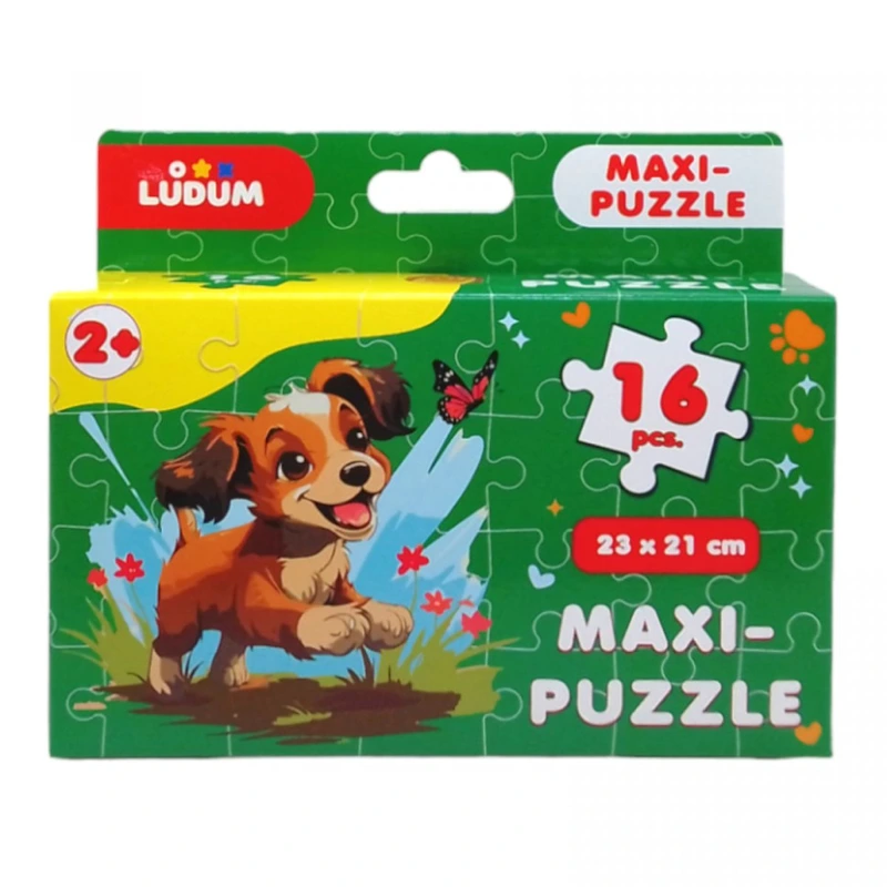 Пазл дитячий максі "Песик 1" ME5032-06, 16 великих елементів — Ludum