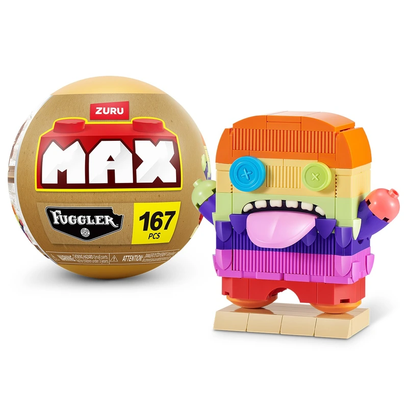 Конструктор в капсулі MAX серії "Fuggler" S1 – БЕШКЕТНІ ЗУБАСТИКИ (в асорт., у диспл.) — Max