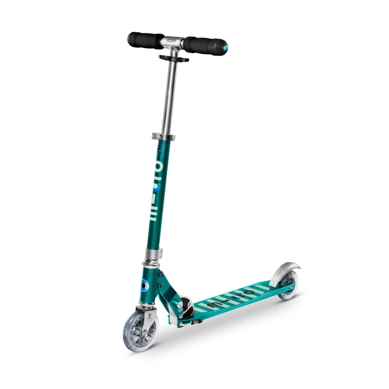 Самокат MICRO серії "Sprite LED" – БЕНЗИН (до 100 kg, двоколісний, світло) — Micro