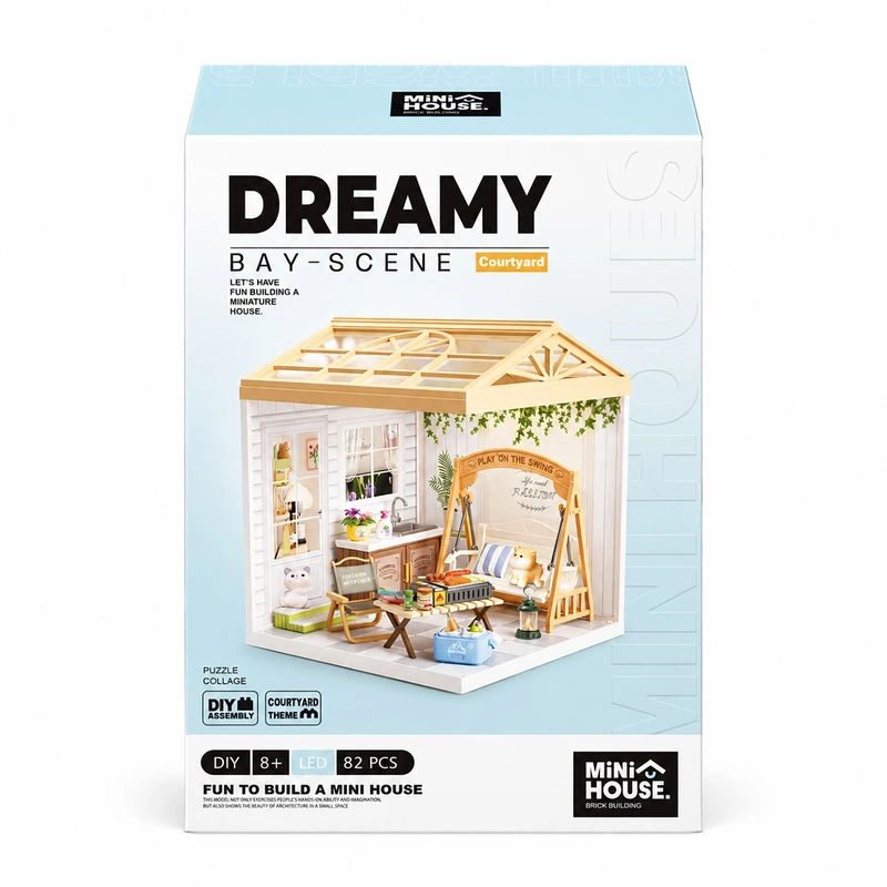 Конструктор-румбокс MINI HOUSE серії "Інтер'єр" – ПАТІО (світло) — Mini House