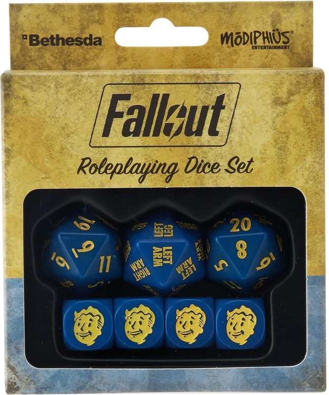 Fallout: The Roleplaying Game Dice Set — Modiphius Entertainment