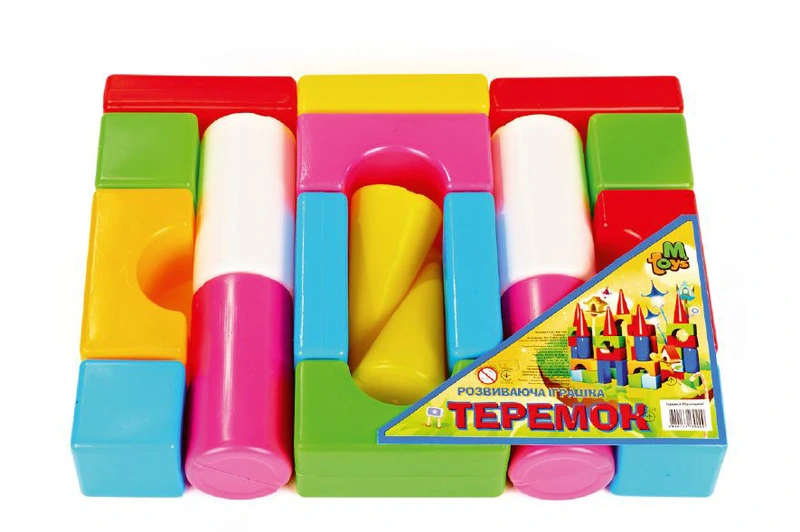 Дитячий конструктор Теремок "Маленький" 08071 з блоків — MToys