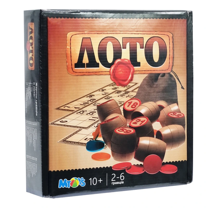 Настільна гра "Лото" L0001, від 10-ти років — MToys