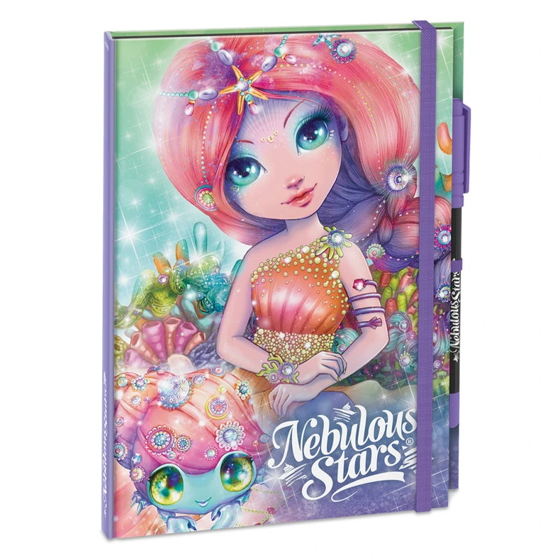 Блокнот чорні аркуші Делюкс Коралія Nebulous Stars 11583-3 з ручкою — Nebulous Stars