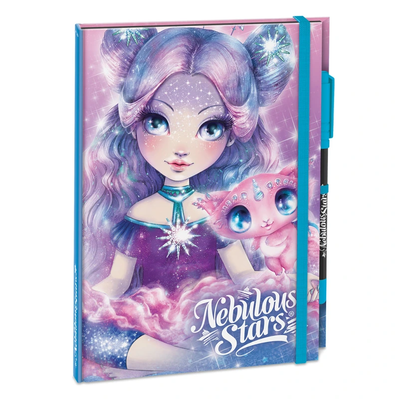 Блокнот чорні аркуші Делюкс Небулія Nebulous Stars 11583-1 з ручкою — Nebulous Stars