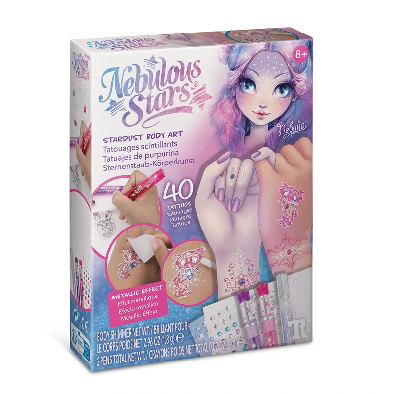 Набір для творчості NEBULOUS STARS – БОДІ-АРТ: ЗОРЯНЕ СЯЙВО S2 — Nebulous Stars