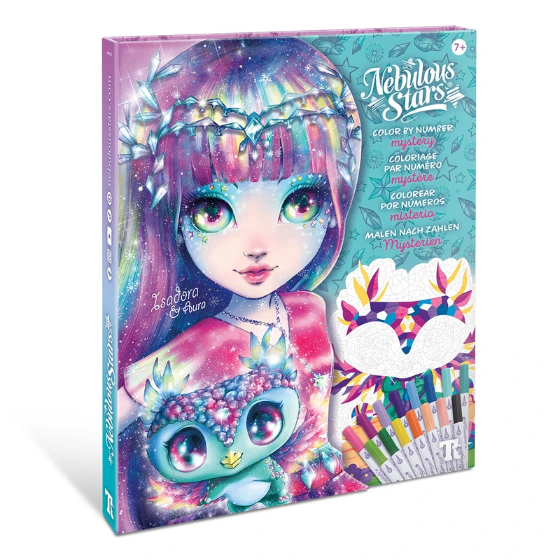 Набір для творчості NEBULOUS STARS - РОЗМАЛЬОВКА ПО НОМЕРАХ: ЗІРКОВІ ТАЄМНИЦІ