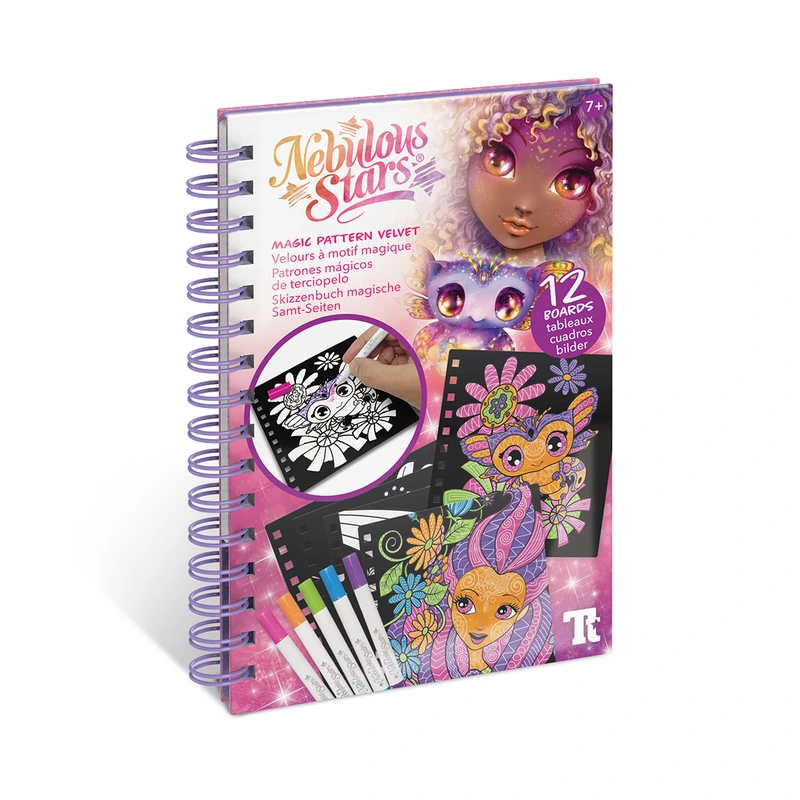 Набір для творчості NEBULOUS STARS – РОЗМАЛЬОВКА: ВІЗЕРУНКИ НА ОКСАМИТІ — Nebulous Stars