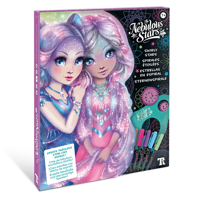 Набір для творчості NEBULOUS STARS - СКЕТЧБУК: ЗОРЯНИЙ СПІРОГРАФ