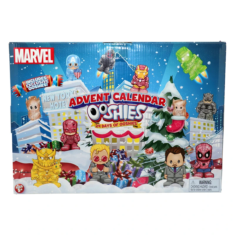 Набір ігрових фігурок OOSHIES – АДВЕНТ-КАЛЕНДАР МАРВЕЛ (24 фігурки) — OOSHIES