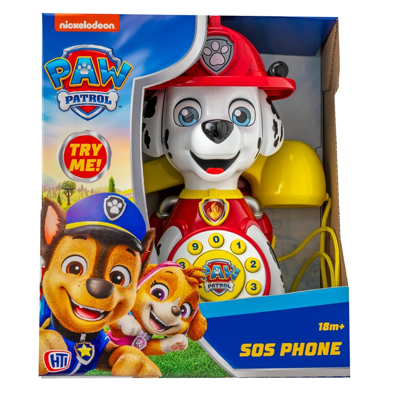 Іграшка-каталка на мотузочці PAW PATROL - МАРШАЛ: ЕКСТРЕНИЙ ВИКЛИК — Paw Patrol