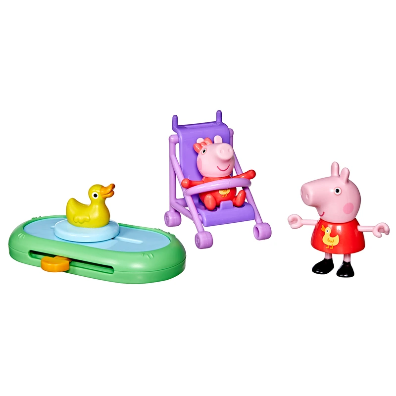 Ігровий набір PEPPA FIGURINES серії "Моменти з Пеппою" – СЕСТРИЧКИ НА ПРОГУЛЯНЦІ — Peppa Pig
