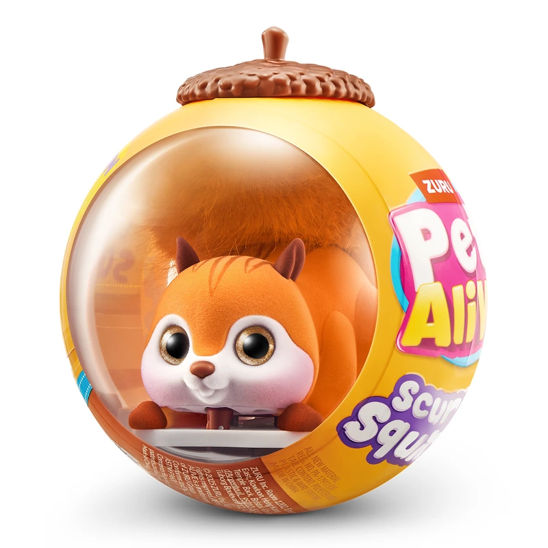 Інтерактивна іграшка PETS ALIVE S1 – БІЛОЧКА (помаранчевий) — Pets & Robo Alive